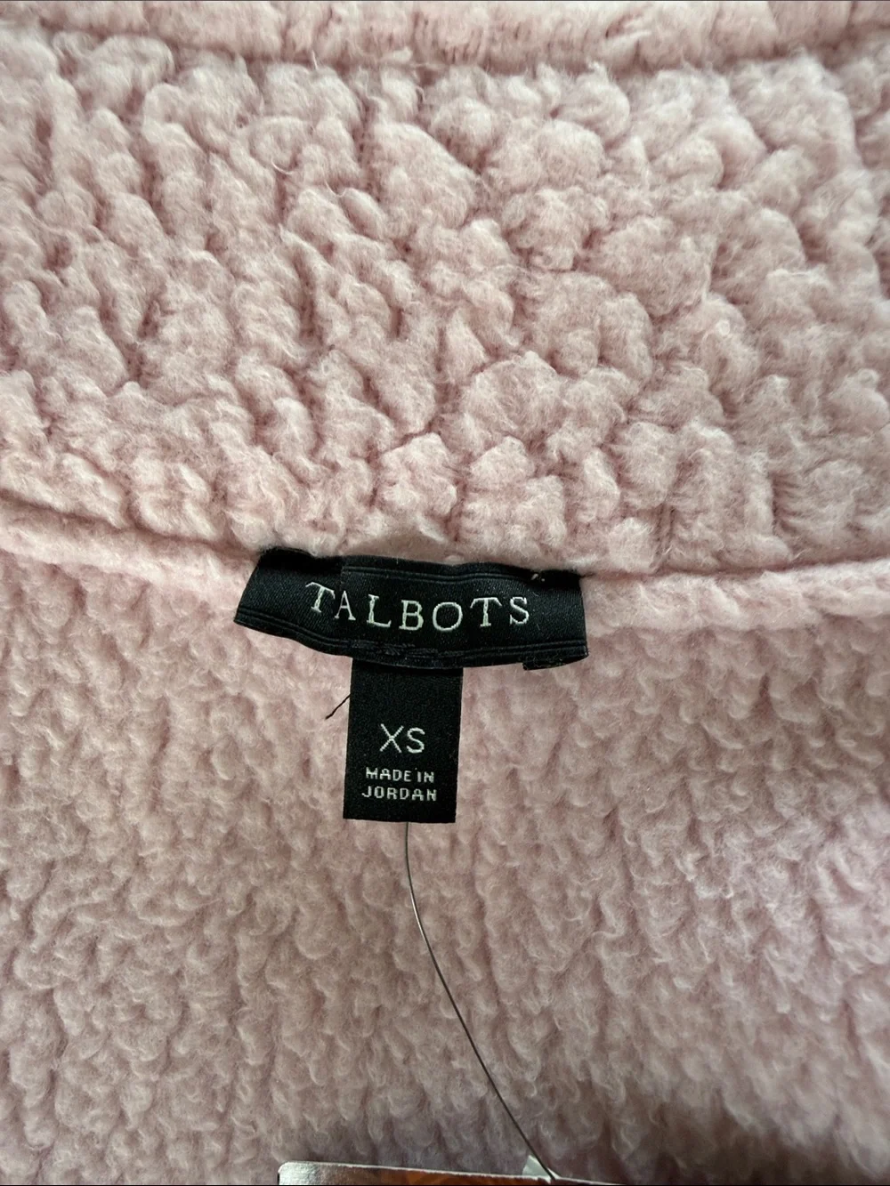 Women's Pink Sherpa Zip-Up Jacket by Talbot’s
